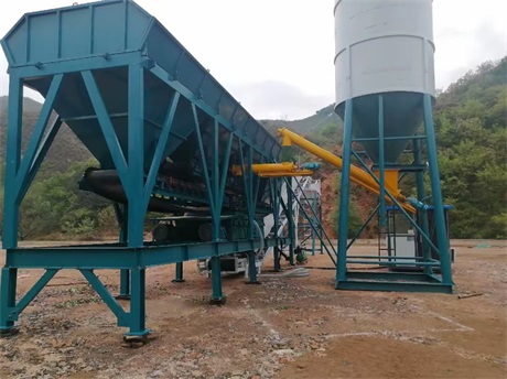 免基礎攪拌站的生產工藝描述