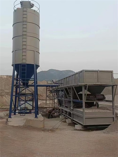 機耕路砂石料拌合站